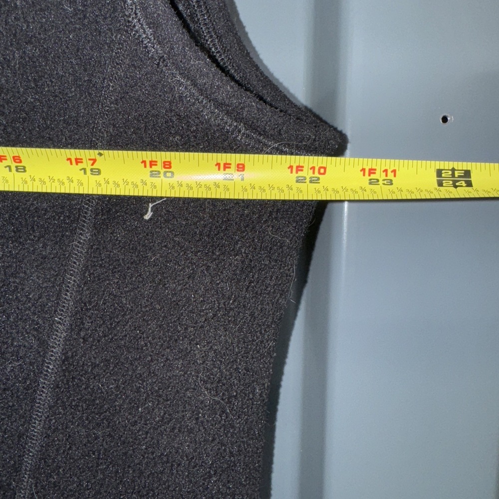 Patagonia Synchilla Vest‎ Mens black Fleece Full Zip Jacket Size XL - Picture 7 of 9